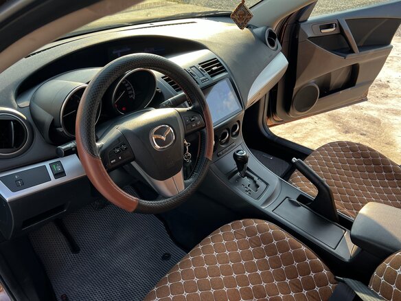 2012 Mazda 3 II (BL) Рестайлинг, коричневый, 1250000 рублей - вид 6