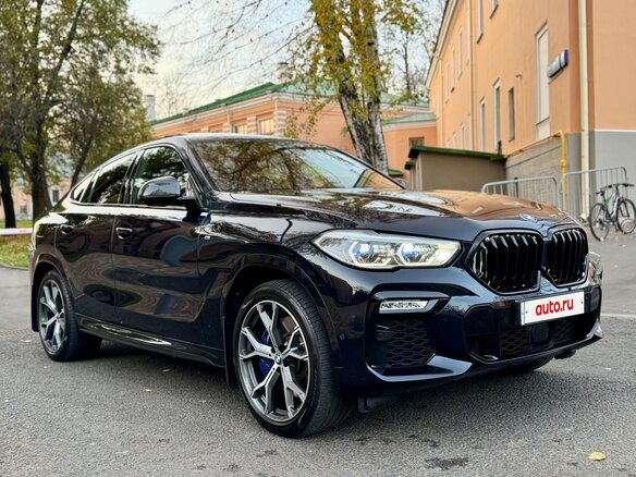 2020 BMW X6 40d III (G06), чёрный, 9490000 рублей - вид 3