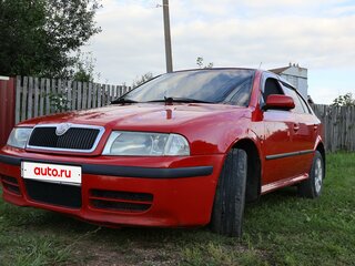 2007 Skoda Octavia I (A4) Рестайлинг, красный, 350000 рублей, вид 2