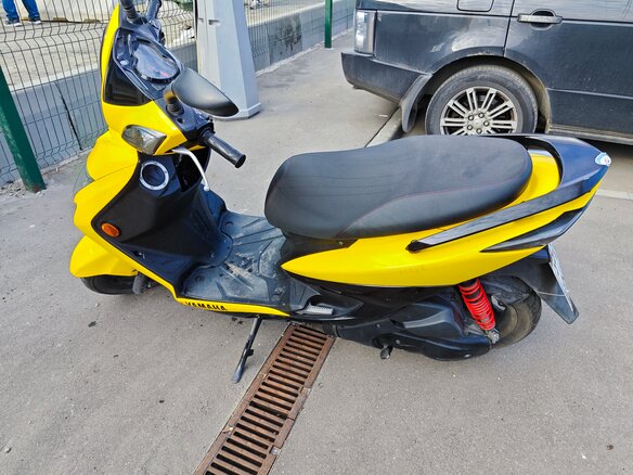 2013 Yamaha CygnusX, жёлтый, 115000 рублей - вид 4
