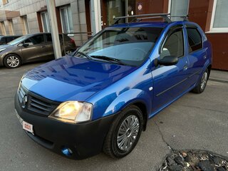 2008 Renault Logan I, синий, 595000 рублей, вид 1