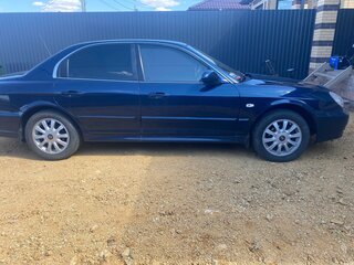 2007 Hyundai Sonata ТагАЗ IV (EF) Рестайлинг, синий, 885000 рублей, вид 5