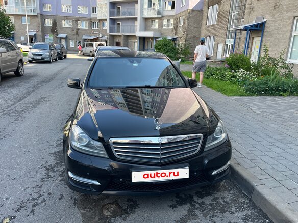 2013 Mercedes-Benz C-Класс 180 III (W204) Рестайлинг, чёрный, 1300000 рублей