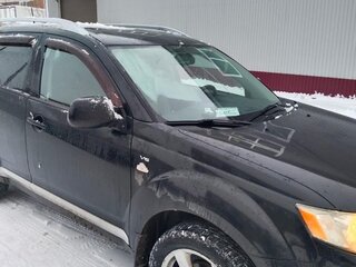 2008 Mitsubishi Outlander II, чёрный, 970000 рублей, вид 3