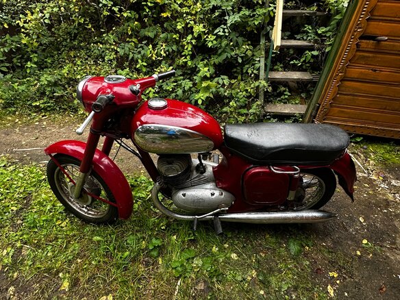 1978 Jawa 350/360, красный, 200000 рублей - вид 6