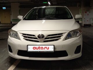 2013 Toyota Corolla X (E140, E150) Рестайлинг, белый, 1190000 рублей, вид 3