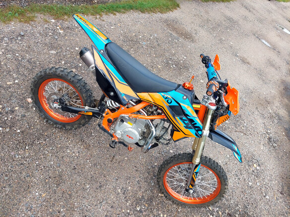 2022 Kayo Evolution YX140EM, оранжевый, 100000 рублей - вид 2