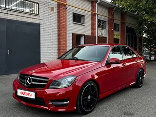 2014 Mercedes-Benz C-Класс 180 III (W204) Рестайлинг, красный, 1850000 рублей, вид 1