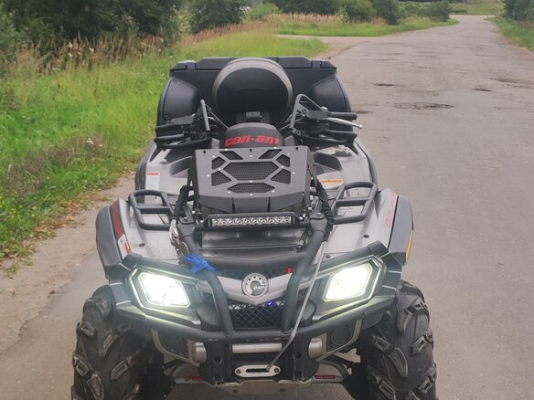 2012 BRP Can-Am Outlander 800, серебристый, 900000 рублей - вид 18