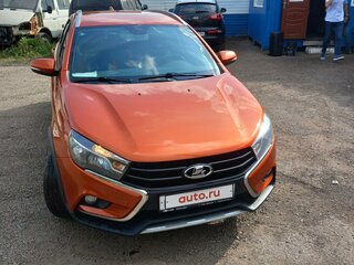 2019 Lada (ВАЗ) Vesta SW Cross I, оранжевый, 1300000 рублей, вид 1