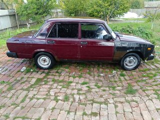 2008 Lada (ВАЗ) 2107, пурпурный, 110000 рублей, вид 2
