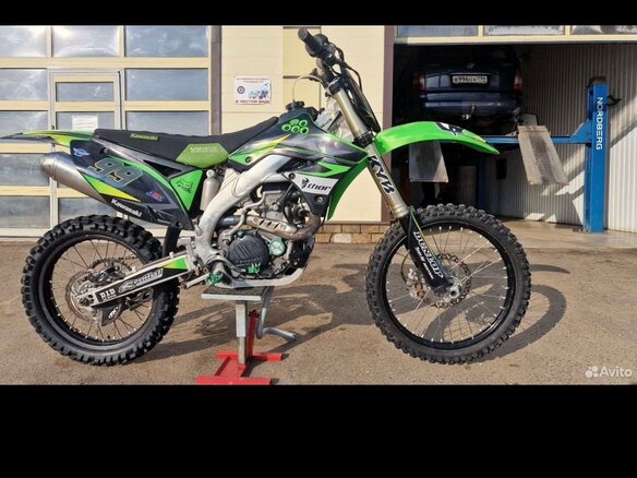 2011 Kawasaki KX 450, зелёный, 300000 рублей - вид 10