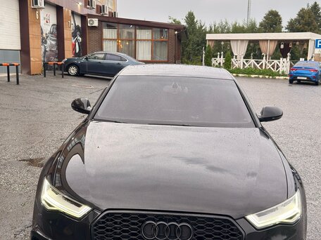 2016 Audi A6 IV (C7) Рестайлинг, чёрный, 2990000 рублей, вид 1