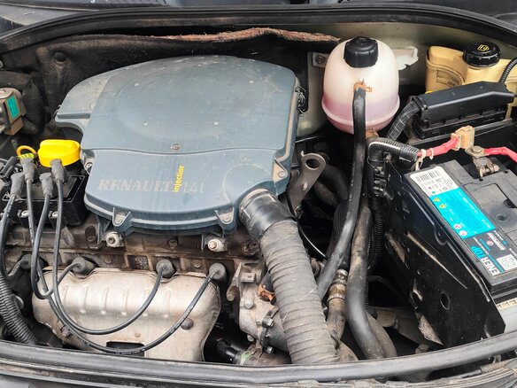 2003 Renault Symbol I Рестайлинг, зелёный, 370000 рублей - вид 18