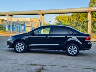 2012 Volkswagen Polo V, чёрный, 910000 рублей, вид 4