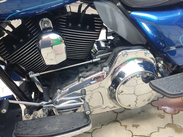 2009 Harley-Davidson Electra Glide, синий, 970000 рублей - вид 7