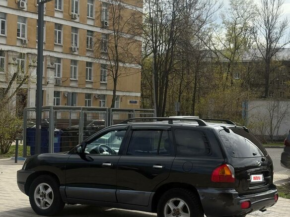 2003 Hyundai Santa Fe I, чёрный, 390000 рублей - вид 2