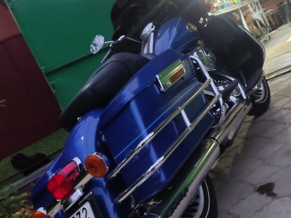 2009 Harley-Davidson Electra Glide, синий, 970000 рублей - вид 17