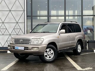 2000 Toyota Land Cruiser Cygnus 100 Series, серебристый, 1375000 рублей, вид 1