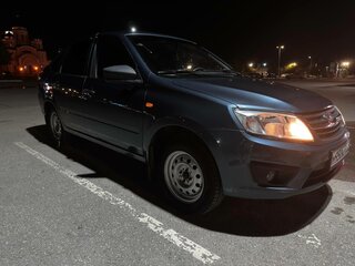 2014 Lada (ВАЗ) Granta I, серый, 475000 рублей, вид 3