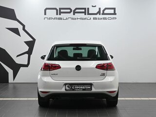 2013 Volkswagen Golf VII, белый, 1309900 рублей, вид 4