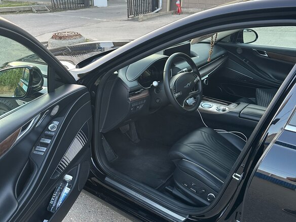 2021 Genesis G80 II, чёрный, 5000000 рублей - вид 8