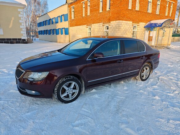 2014 Skoda Superb DSG II Рестайлинг, пурпурный, 1359000 рублей - вид 8