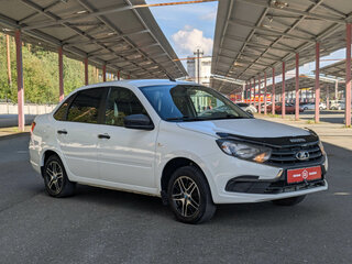 2018 Lada (ВАЗ) Granta I Рестайлинг, белый, 569900 рублей, вид 2