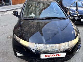 2008 Honda Civic AMT VIII Рестайлинг, чёрный, 780000 рублей, вид 1