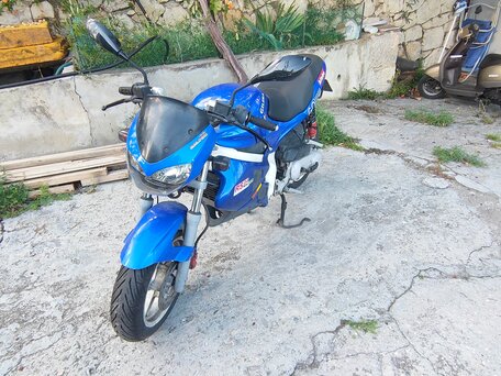 2007 Gilera DNA, синий, 165000 рублей, вид 2