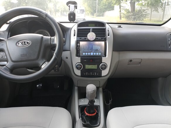 2007 Kia Cerato I Рестайлинг, красный, 225000 рублей - вид 6