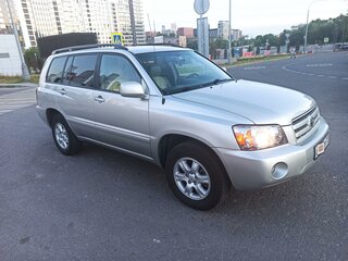 2006 Toyota Highlander I (XU20) Рестайлинг, серебристый, 1100000 рублей, вид 3