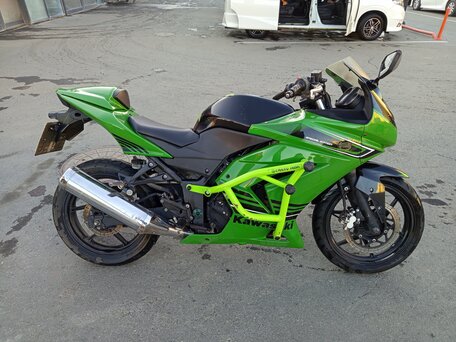 2009 Kawasaki Ninja 250R, зелёный, 250000 рублей, вид 1
