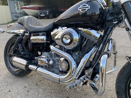 2007 Harley-Davidson Dyna Super Glide, фиолетовый, 800000 рублей, вид 5