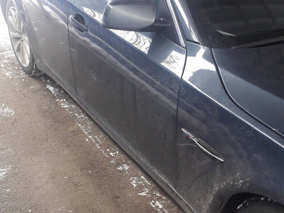 2007 BMW 5 серии 530i V (E60/E61) Рестайлинг, серый - вид 8