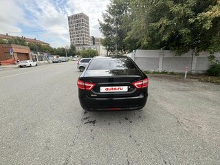2017 Lada (ВАЗ) Vesta I, чёрный, 400000 рублей, вид 3