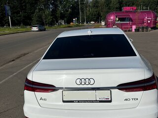 2020 Audi A6 40 TDI V (C8), белый, 3500000 рублей, вид 3