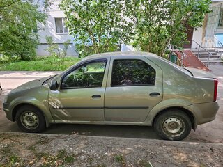 2010 Renault Logan I Рестайлинг, бежевый, 255000 рублей, вид 2
