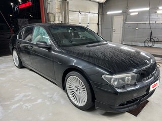 2003 BMW 7 серии 730d IV (E65/E66), чёрный, 1300000 рублей, вид 2