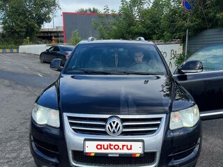 2008 Volkswagen Touareg I Рестайлинг, чёрный, 950000 рублей, вид 2