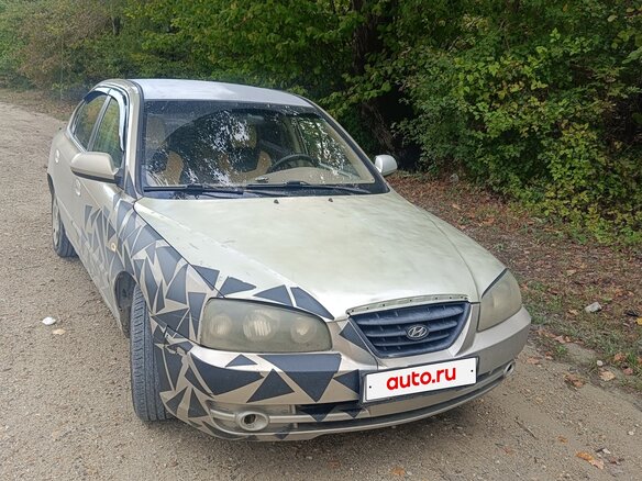 2001 Hyundai Elantra III (XD), золотистый, 350000 рублей - вид 5