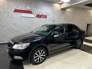 2013 Skoda Octavia II (A5) Рестайлинг, чёрный, 1035000 рублей, вид 1