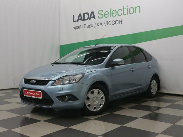 2008 Ford Focus II, голубой