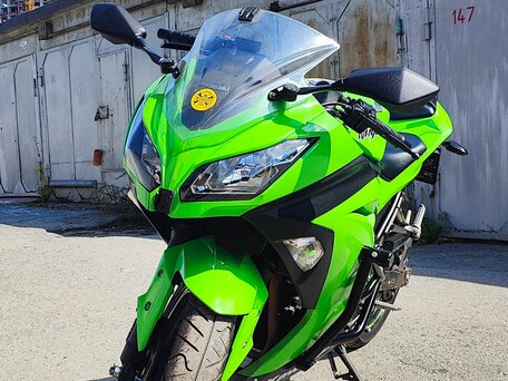 2014 Kawasaki Ninja 300, зелёный, 400000 рублей, вид 2