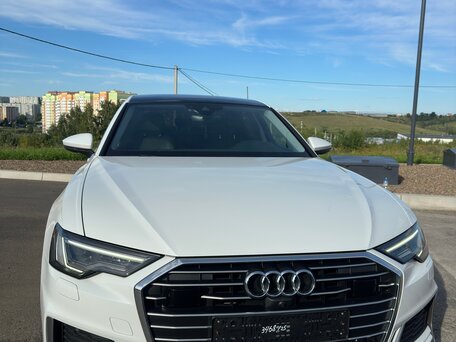 2021 Audi A6 45 TFSI V (C8), белый, 4500000 рублей, вид 4