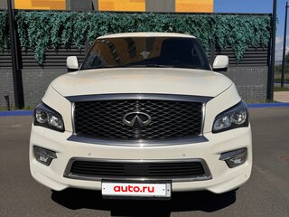 2016 Infiniti QX80 I Рестайлинг, белый, 3500000 рублей, вид 3