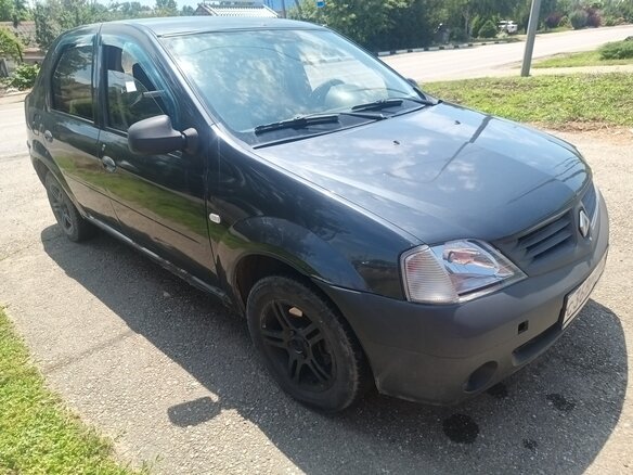 2009 Renault Logan I, серый, 380000 рублей