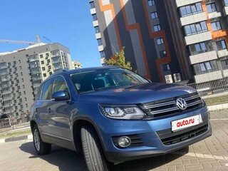 2011 Volkswagen Tiguan I Рестайлинг, синий, 1830000 рублей, вид 5