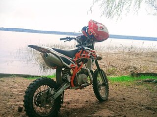 2023 Kayo Basic TT125EM, оранжевый, 80000 рублей, вид 1