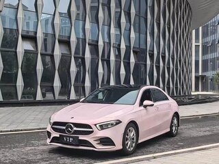 2021 Mercedes-Benz A-Класс 180 Long IV (W177), розовый, 1700000 рублей, вид 1